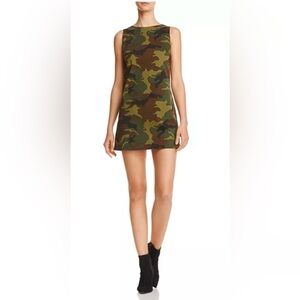 Alice & Olivia camo mini dress